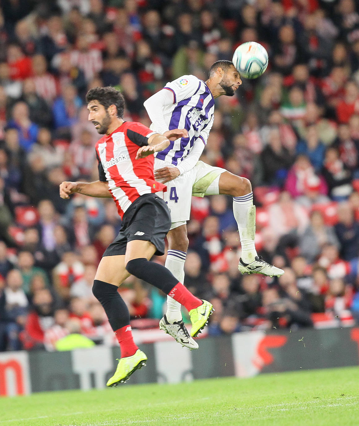 Empate entre el Atheletic y el Real Valladolid (1-1). 