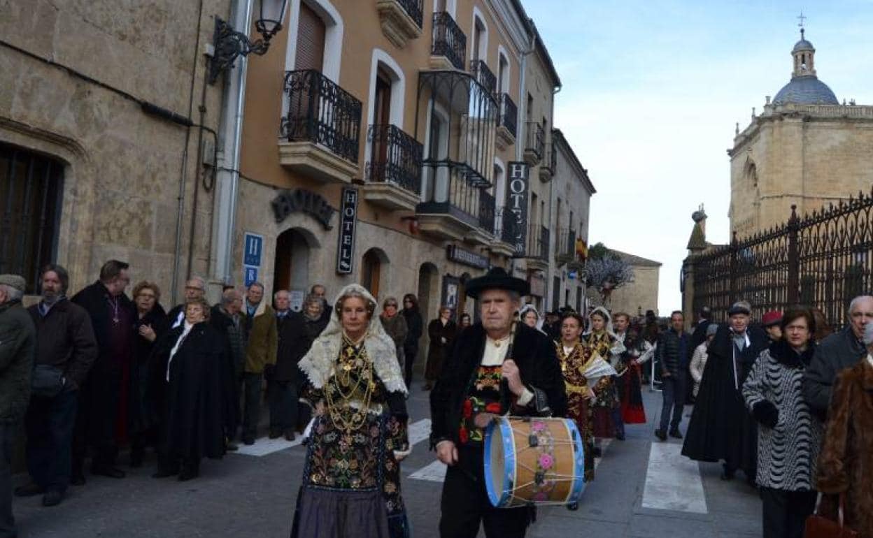 Imagen de archivo de la procesión de San Sebastián.