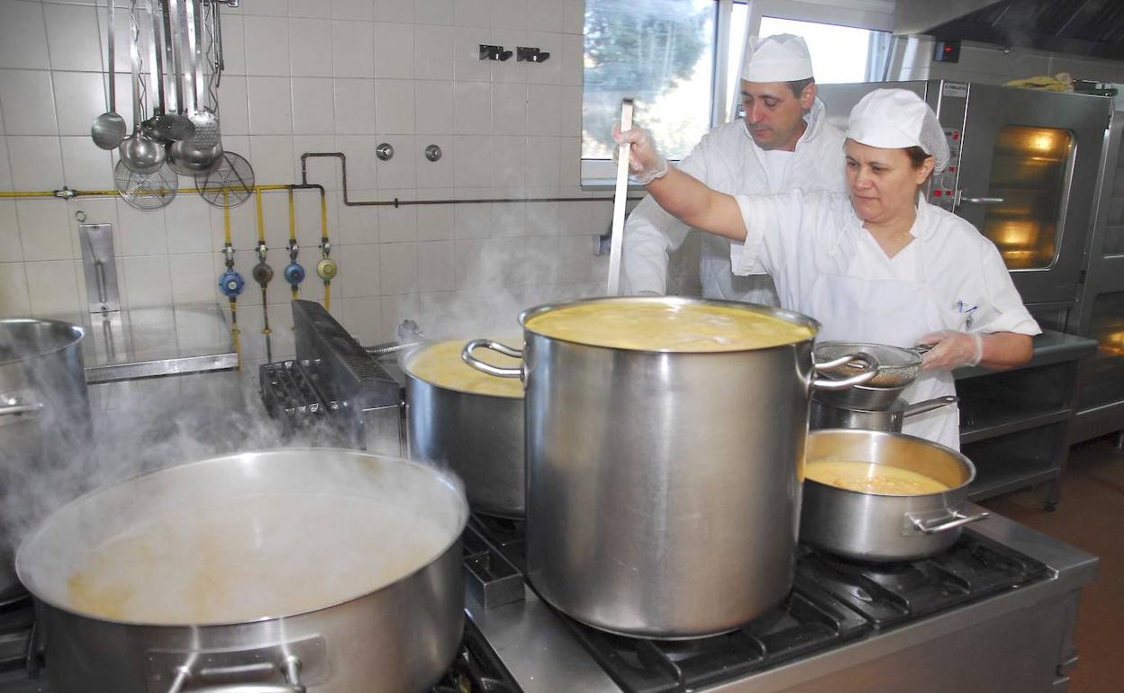 Cocinas del grupo Lince-Asprona. 