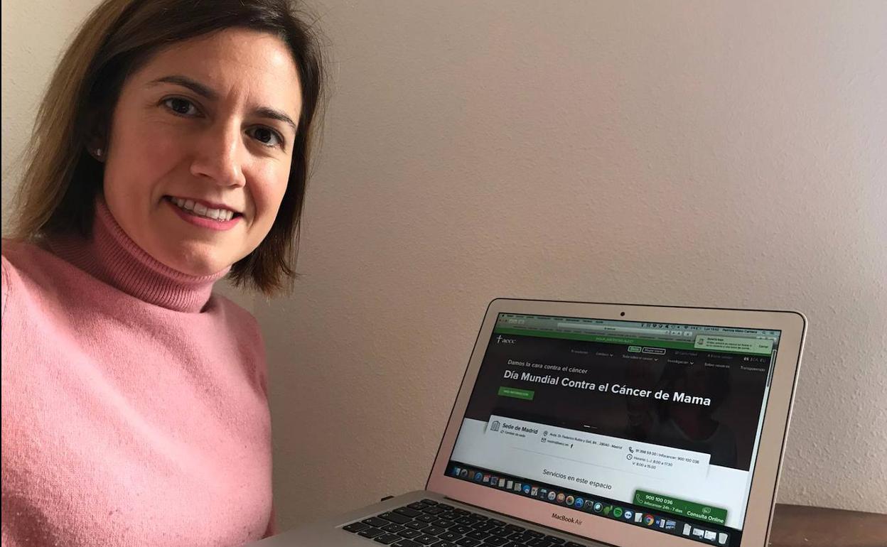 Patricia Nieto, gestora de los proyectos de investigación de la AECC. 