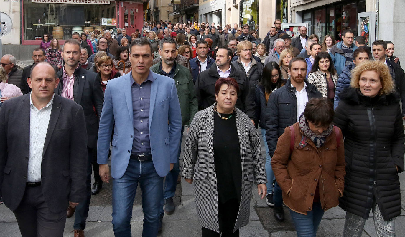 Fotos: Pedro Sánchez visita Segovia