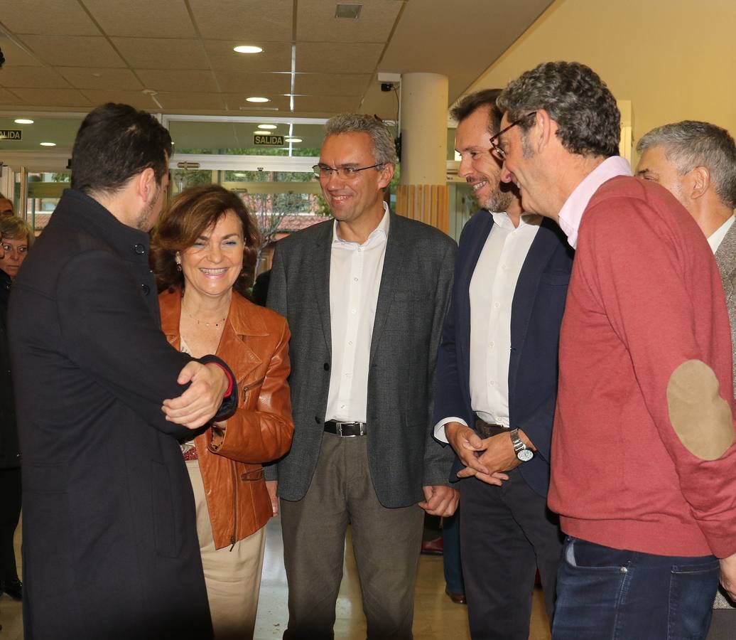 Fotos: Carmen Calvo participa en un acto del PSOE en Valladolid