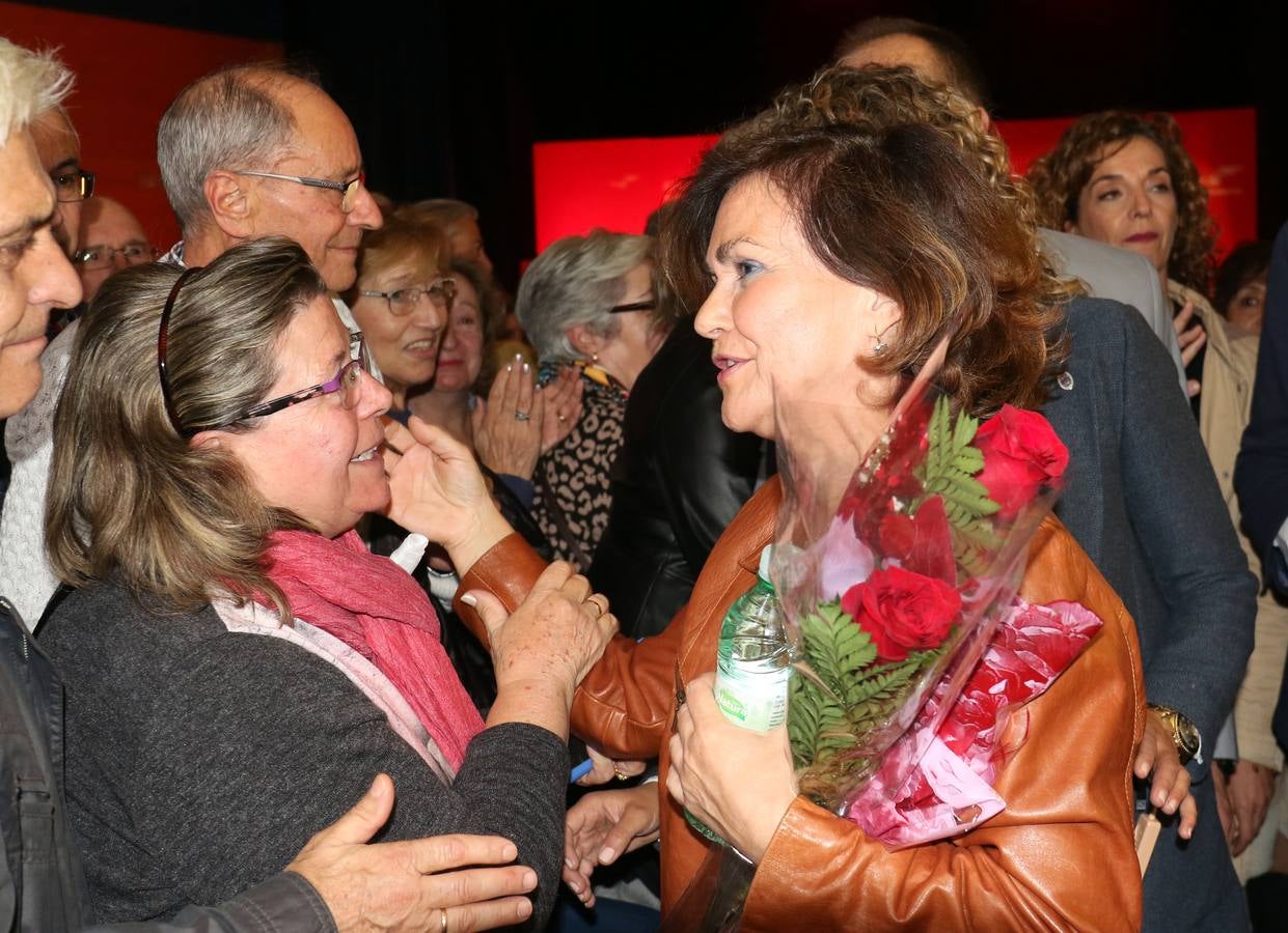 Fotos: Carmen Calvo participa en un acto del PSOE en Valladolid