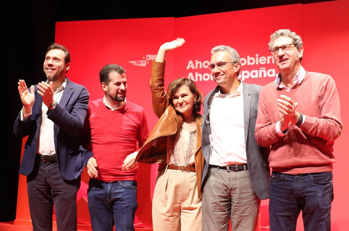 Fotos: Carmen Calvo participa en un acto del PSOE en Valladolid