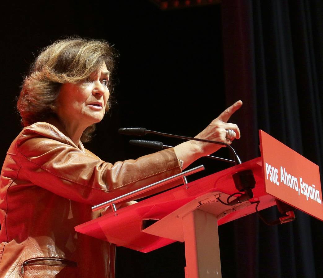 Fotos: Carmen Calvo participa en un acto del PSOE en Valladolid