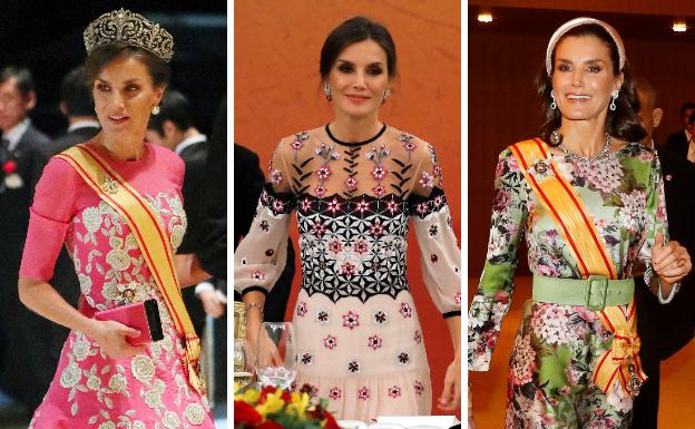 Los ocho estilismos con los que Letizia ha brillado en Japón y Corea