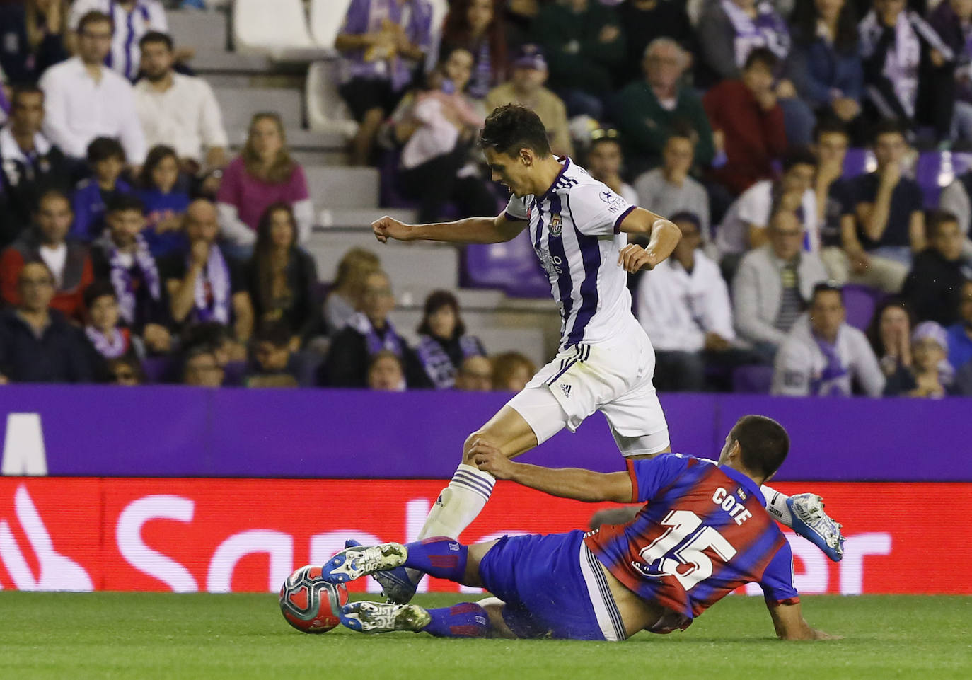 Partido Valladolid - Eibar. 