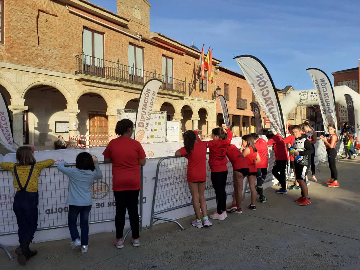 Carrera Corriendo entre viñas en Mayorga (Valladolid).
