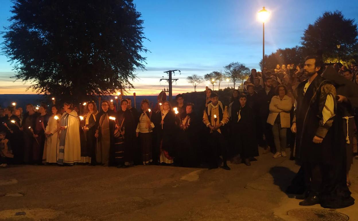 Recreación histórica en Portillo. 