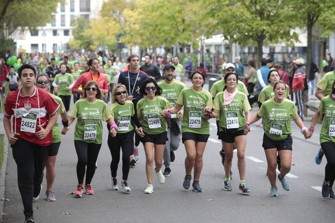 Marcha contra el cáncer de Valladolid. 