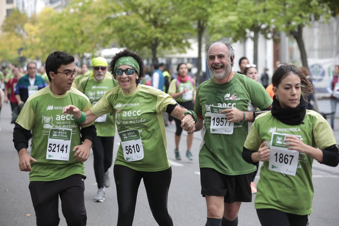 Marcha contra el cáncer de Valladolid. 