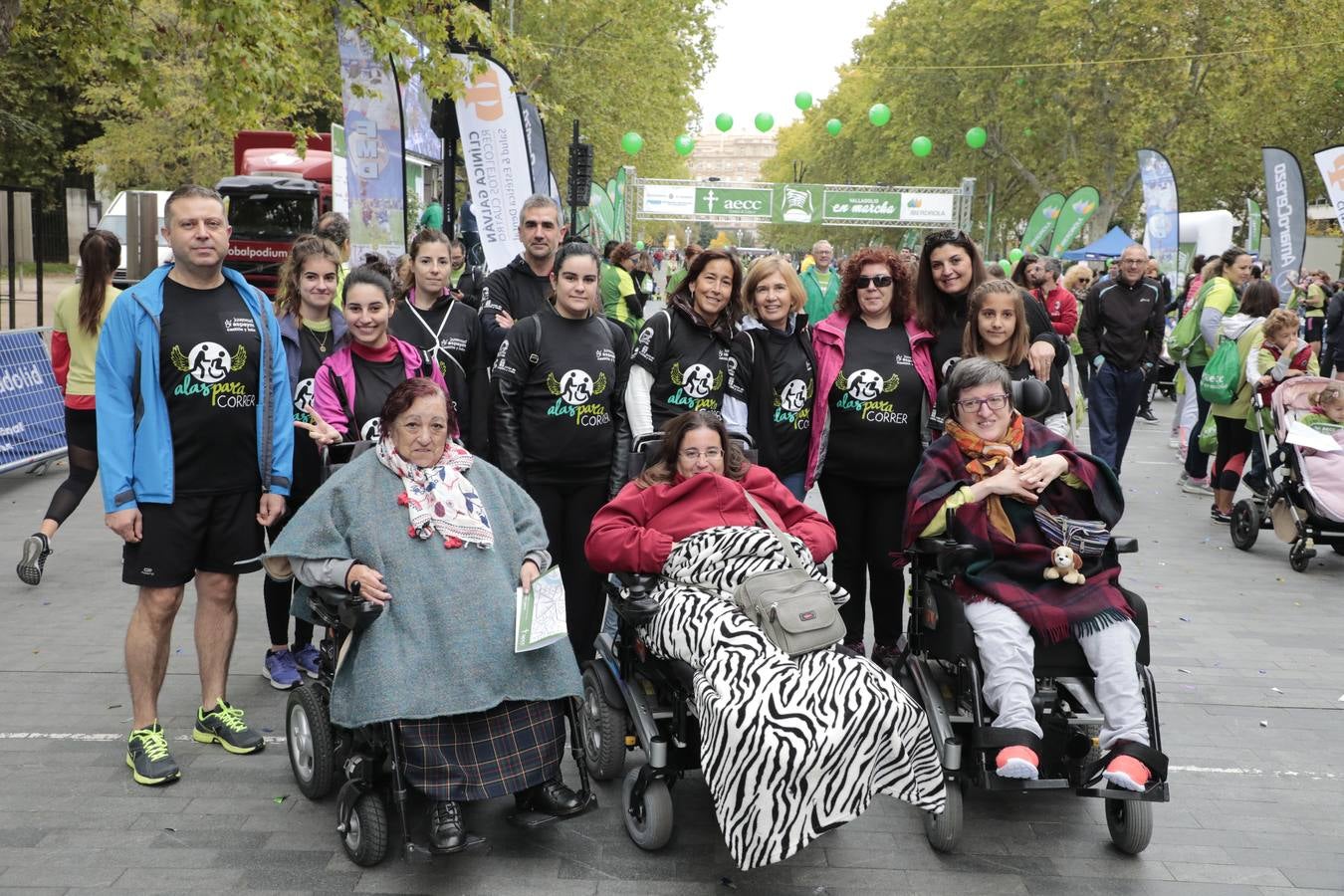 Marcha contra el cáncer de Valladolid. 