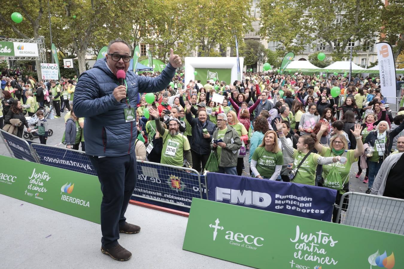 Marcha contra el cáncer de Valladolid. 