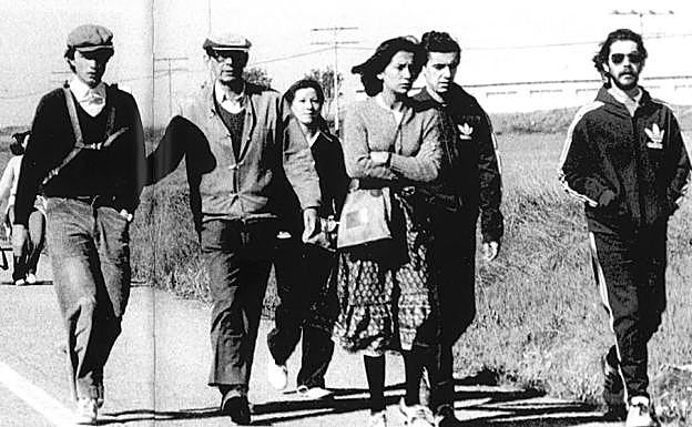 La participación de Delibes en la Marcha Asprona. 