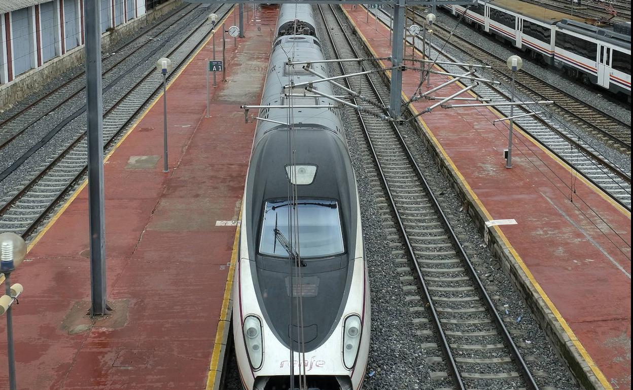 Estación de trenes de Valladolid. 