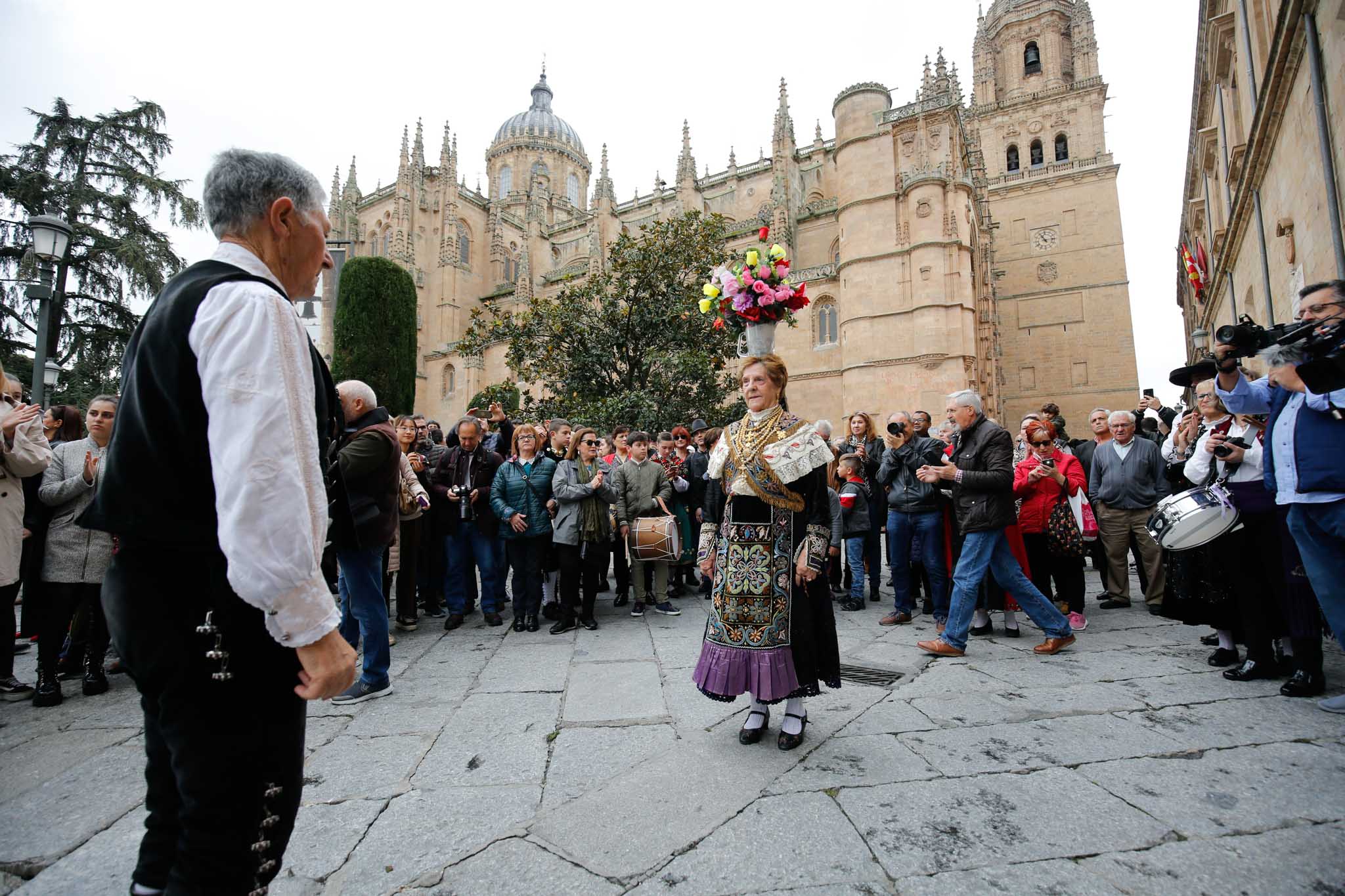 Celebración del Mariquelo en Salamanca. 