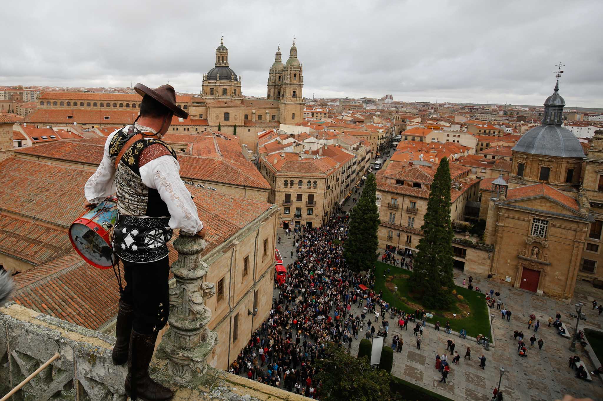Celebración del Mariquelo en Salamanca. 