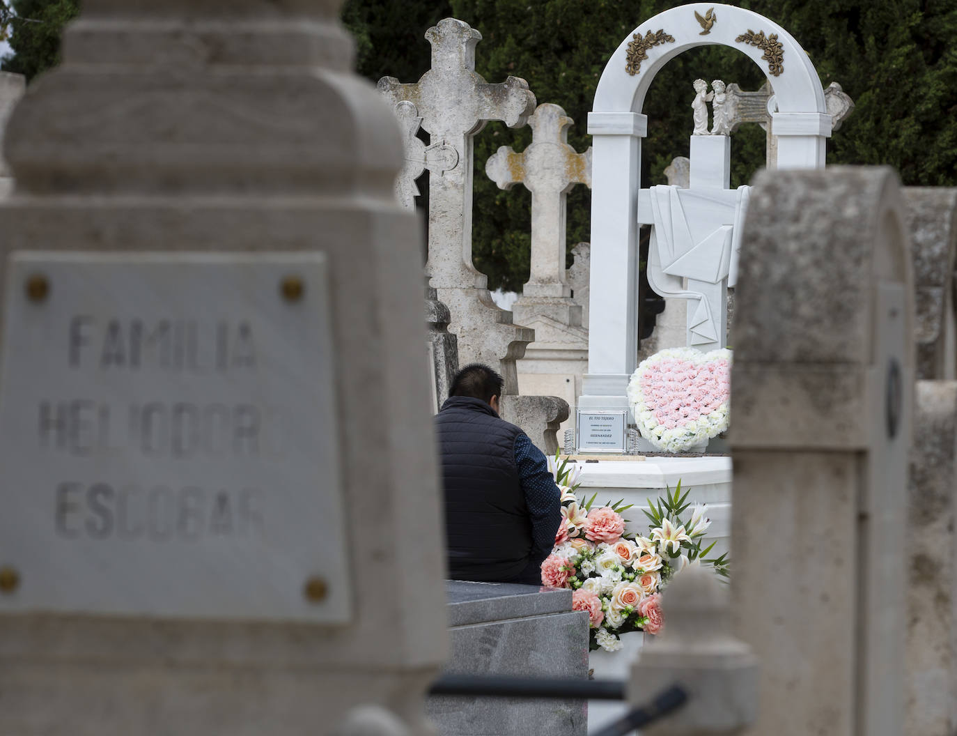 El cementerio del Carmen el Día de Todos los Santos. 