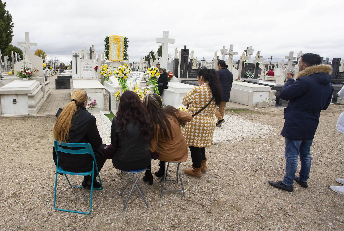 El cementerio del Carmen el Día de Todos los Santos. 