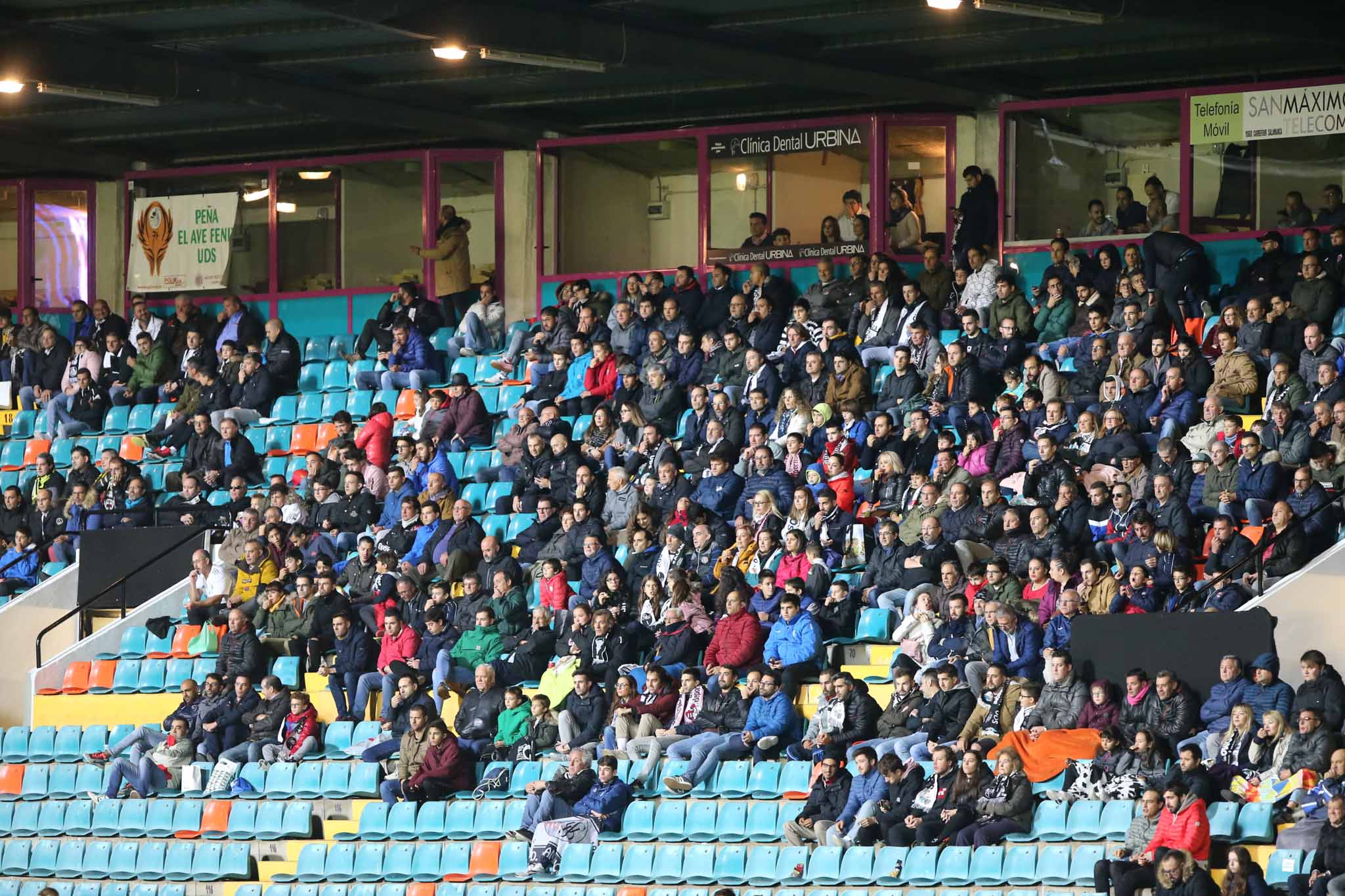 El Salamanca CF UDS contra el Barakaldo CF.