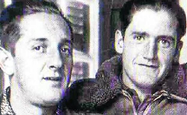 Los tenientes Cuesta y Alfaro. 