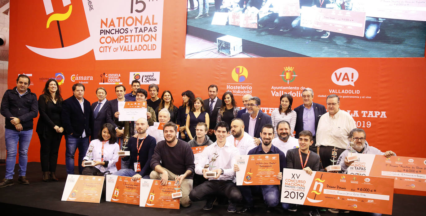 Fotos: Entrega de premios del Concurso Nacional de Pinchos y Tapas y la tercera del Campeonato Mundial de Tapas Ciudad de Valladolid