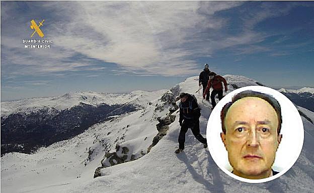 Rescate de un montañero en Peñalara en 2015. 