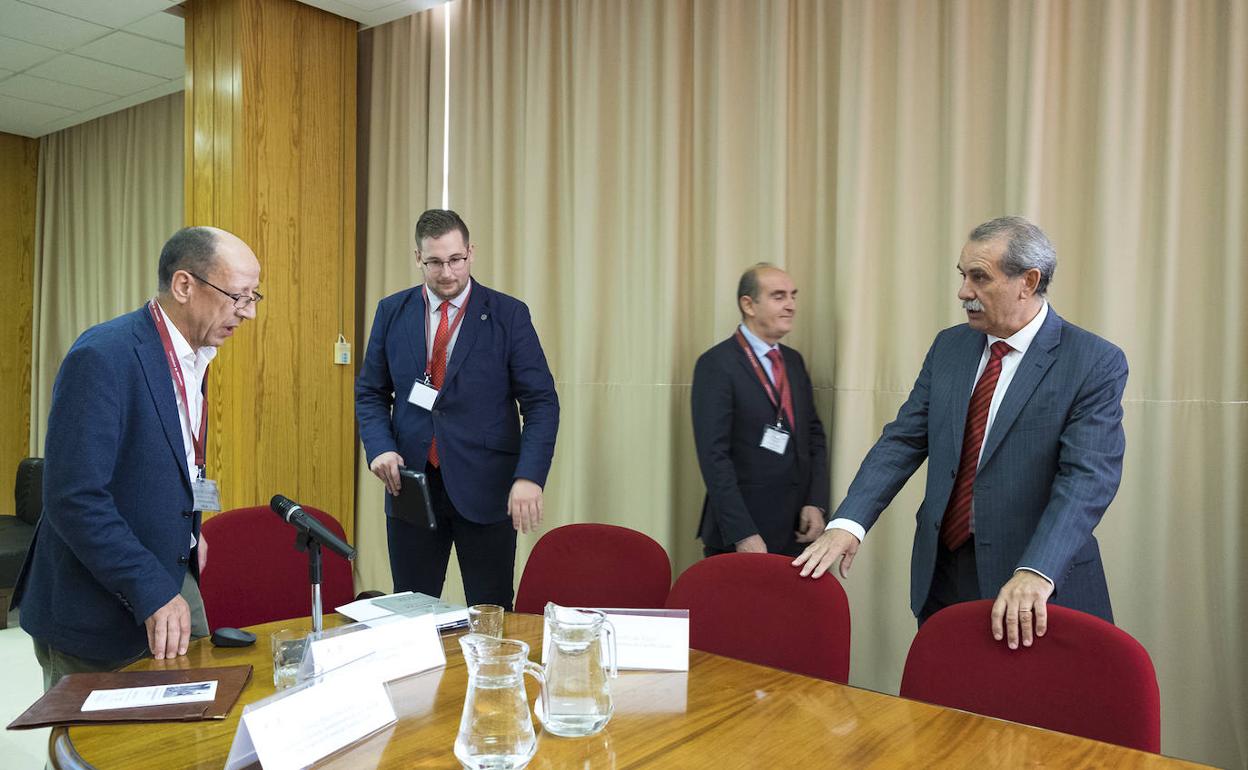 Inauguración ayer del congreso sobre renacimiento rural. 