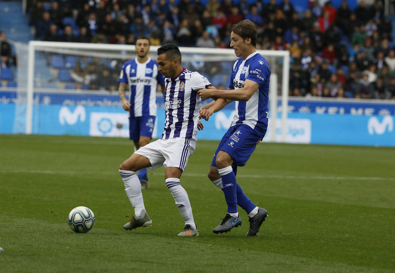 El Real Valladolid pierde de forma contundente en Mendizorroza. 