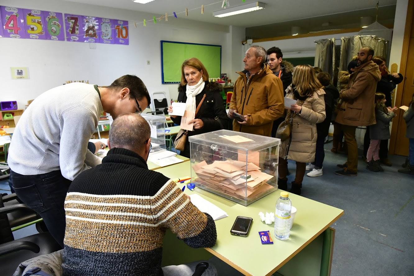 Votaciones en la provincia de segovia. Corresponsales de El Norte de Castilla