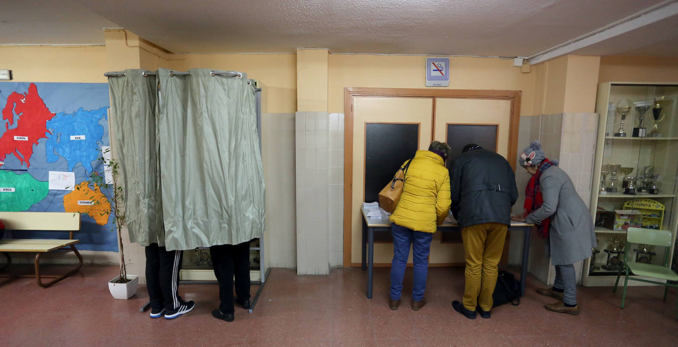 Jornada electoral en Valladolid.