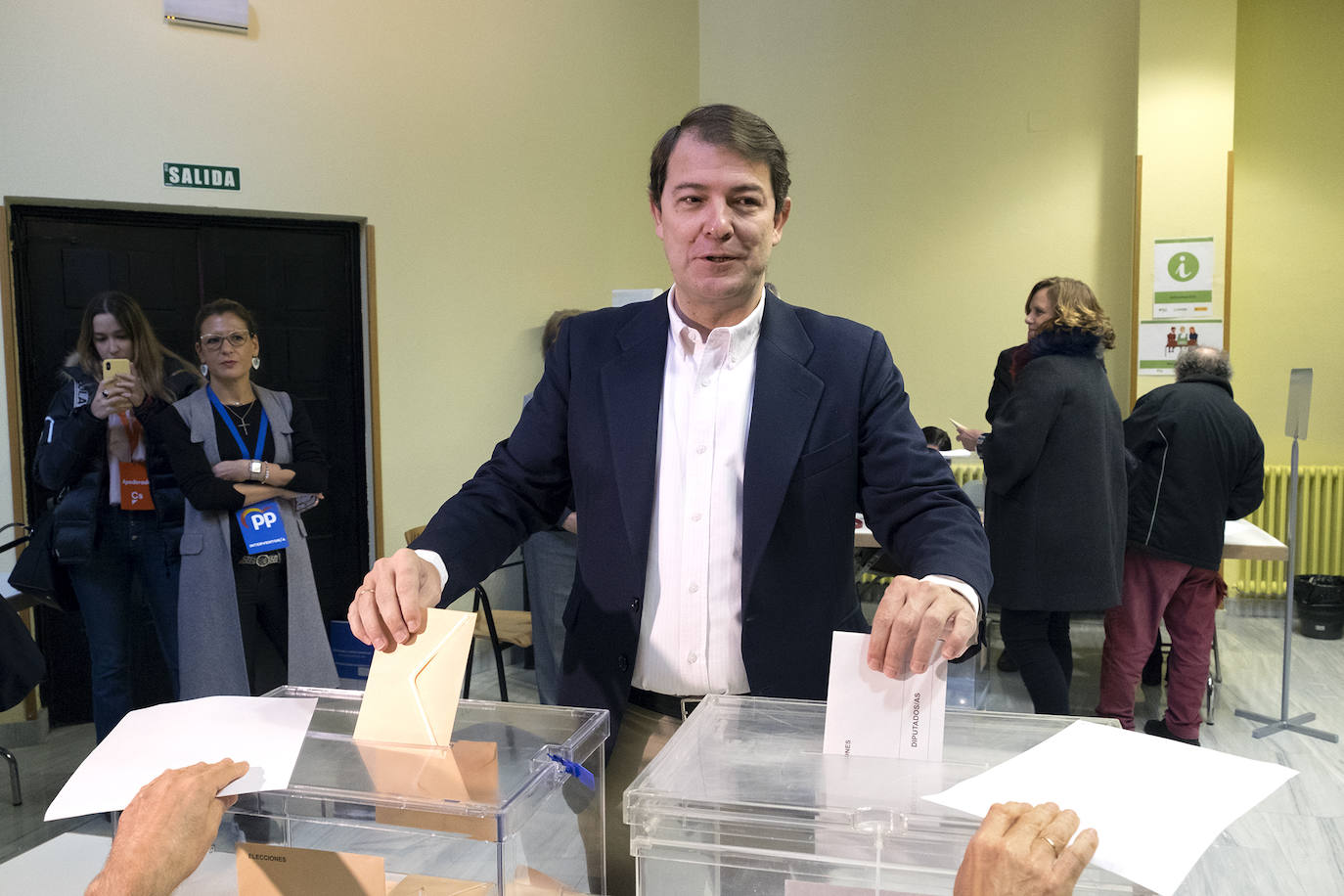 El presidente del PP de Castilla y León, Alfonso Fernández Mañueco.