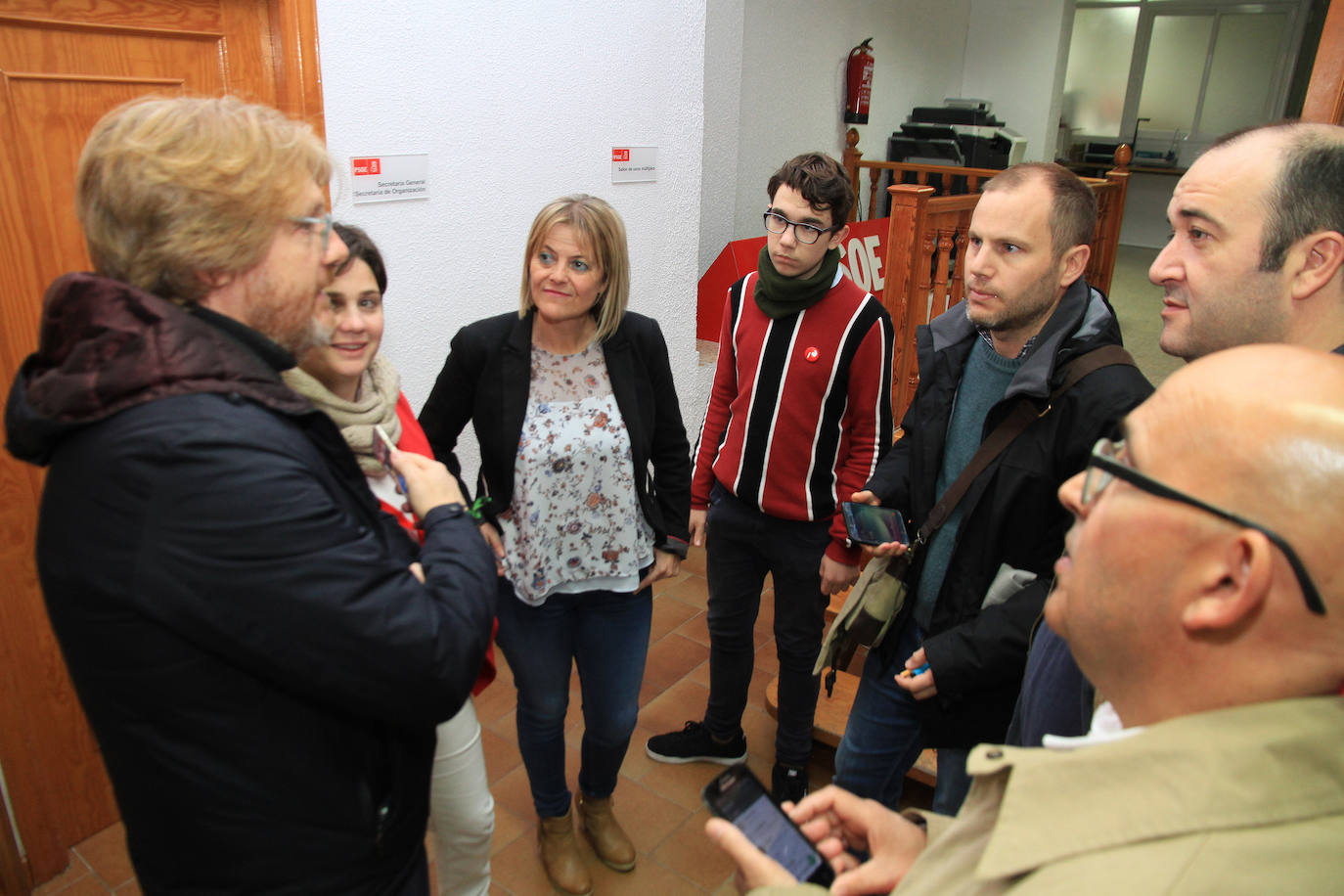 Noche electoral en las sedes de los partidos en Segovia 