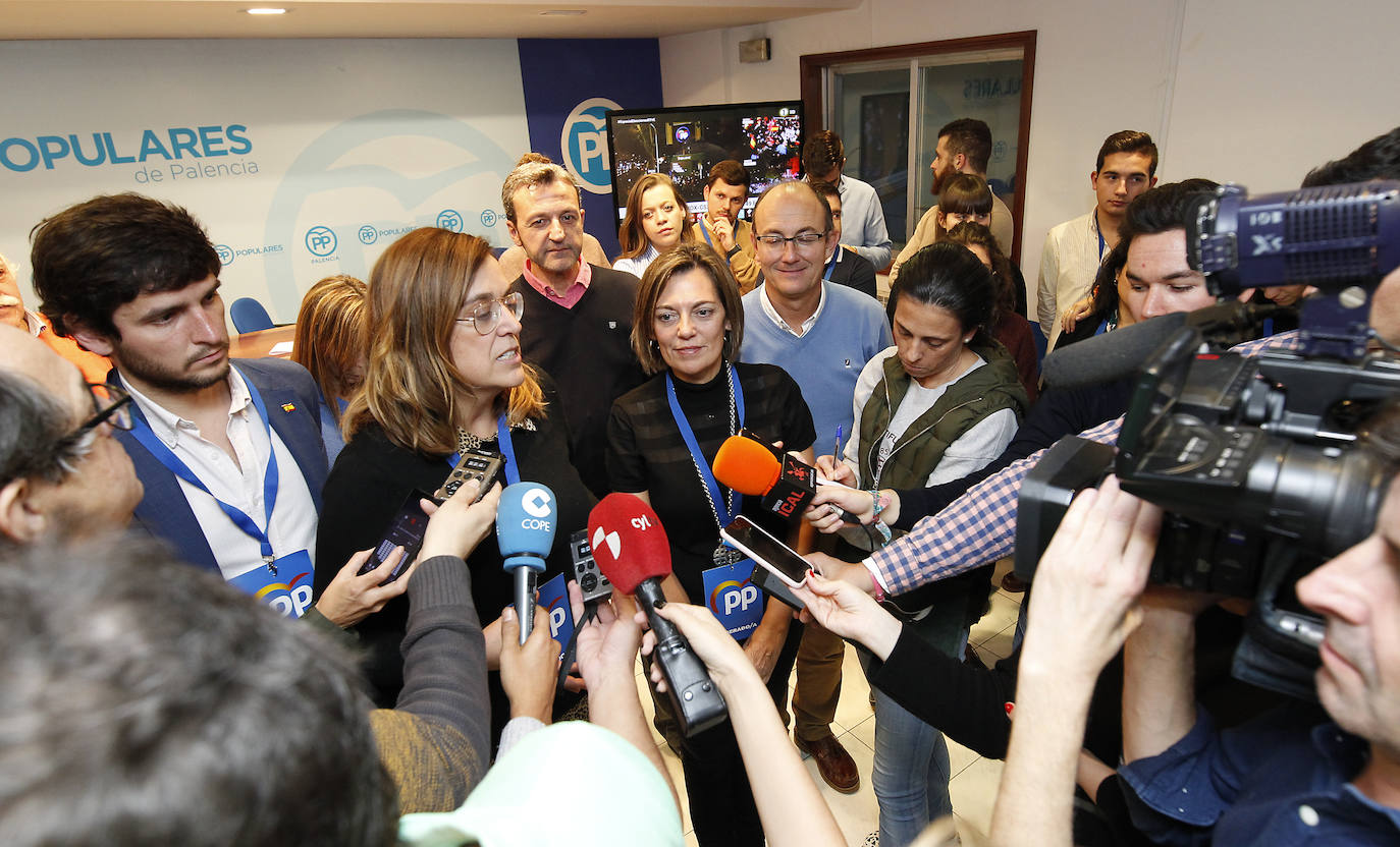 ¿Cómo viven los partidos la noche electoral en Palencia?