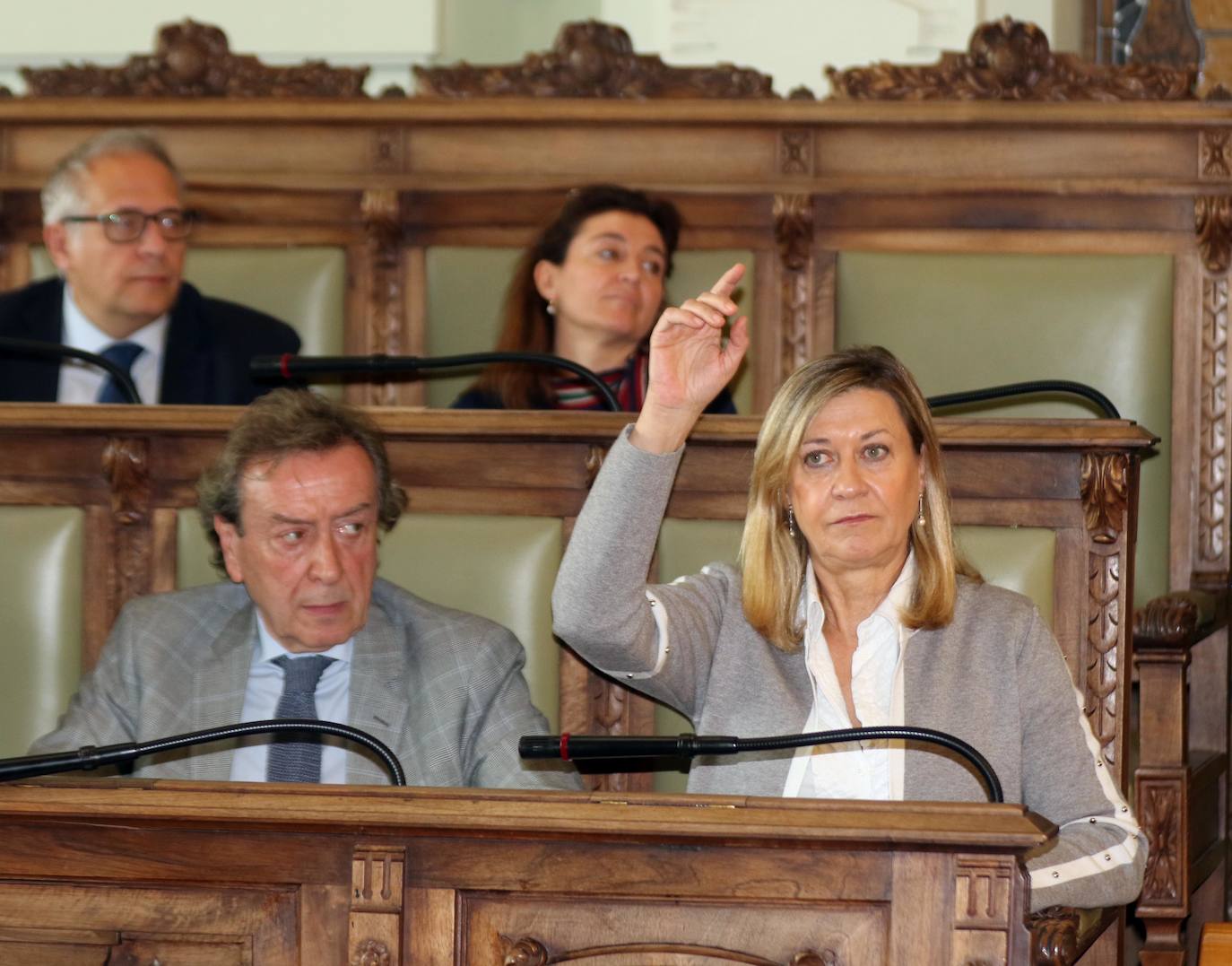 Pleno ordinario del mes de noviembre en el Ayuntamiento de Valladolid.