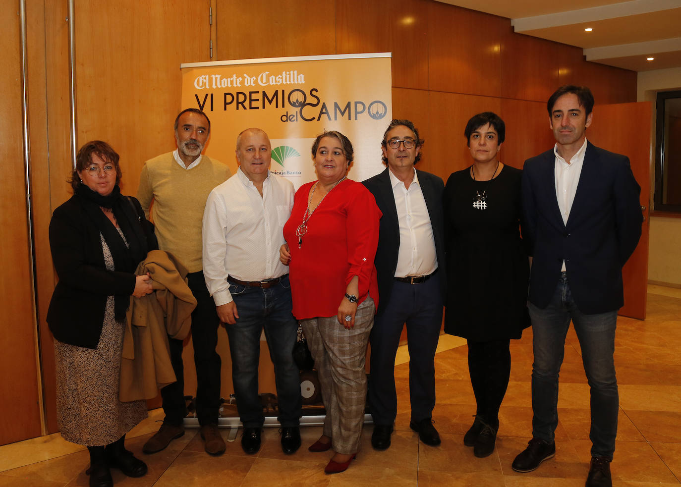 Celia Miravalles, Nacho Falces, Jacinto Santos, Carmen Alonso, Javier Fernández, Eva Castro y Jesús Misol.