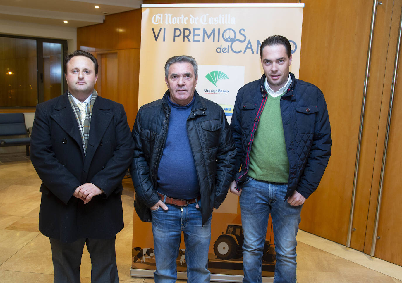 Ignacio Mucientes, Mariano Martín y Félix Martín.