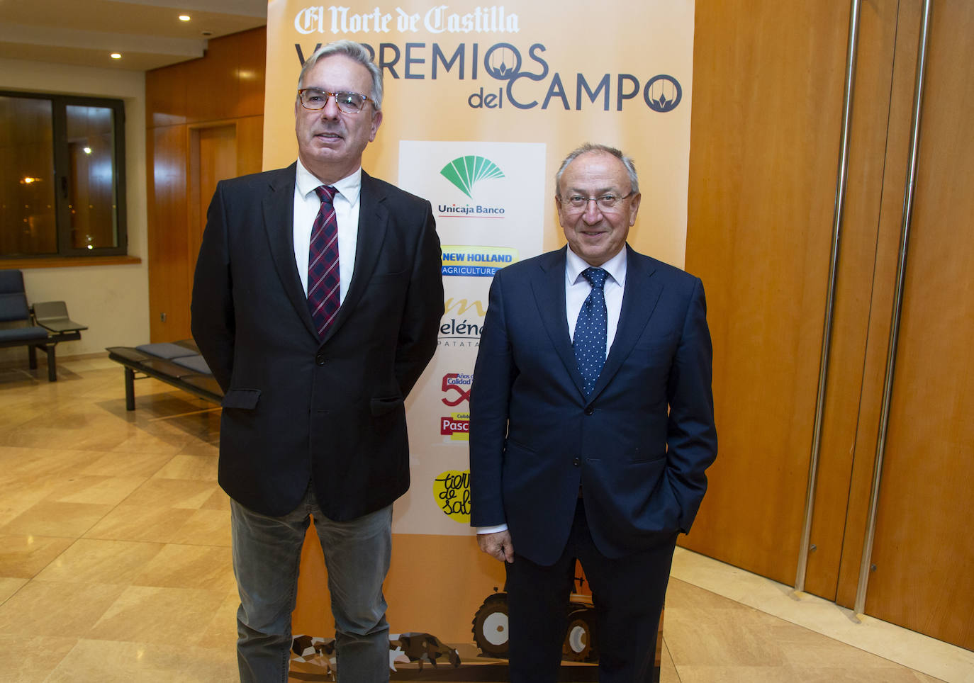 Los subdelegados del Gobierno en Palencia y Valladolid, Ángel de Miguel y Emilio Álvarez.