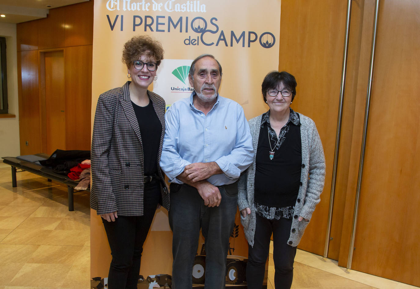 Virginia Hernández, Edilberto Ruiz y Nines López.