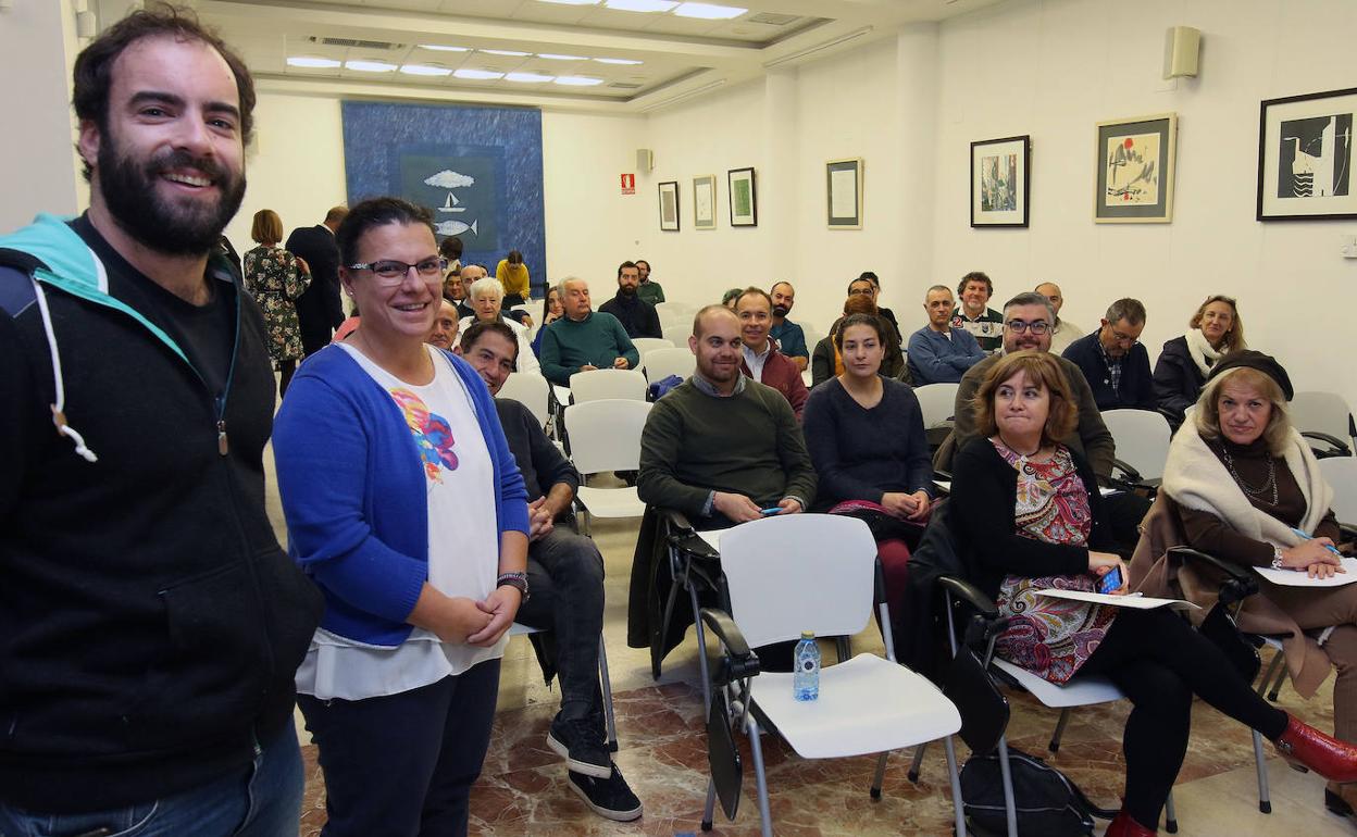 Responsables de empresas del sector turístico y ayuntamiento, en la jornada de Prodestur.