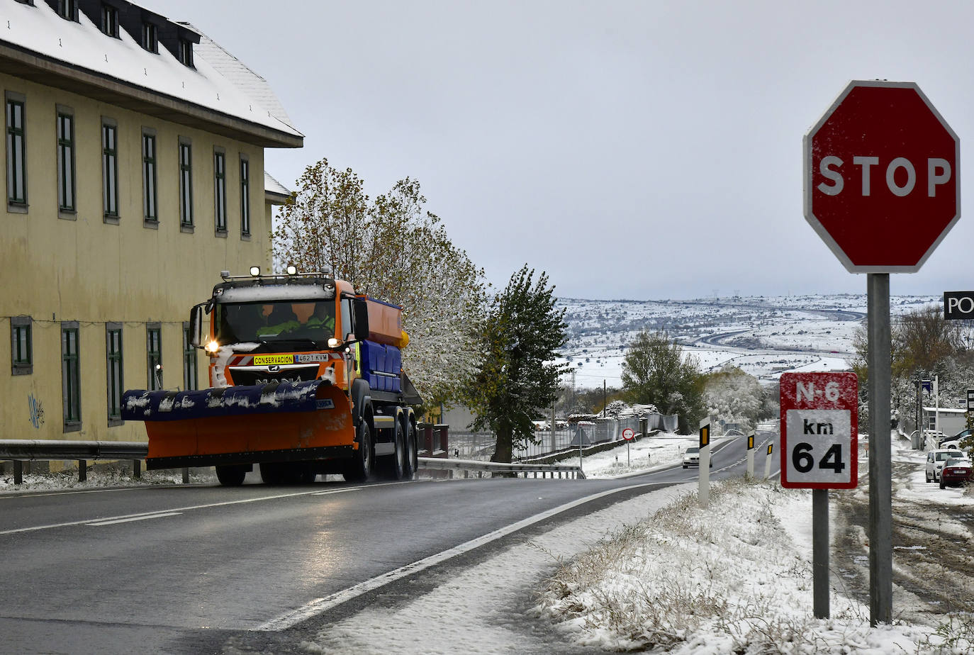 Nevada en la provincia de Segovia 