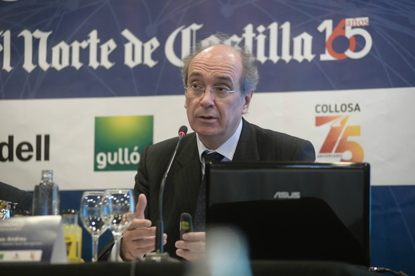 Cirus Andreu, el presidente ejecutivo de Sabadell Asset Management (gestión de activos), protagoniza este jueves el Foro Económico de El Norte de Castilla con la ponencia '¿Cómo encontrar rentabilidad en un mundo de tipos de interés bajo cero?' en el Vincci Frontaura de Valladolid