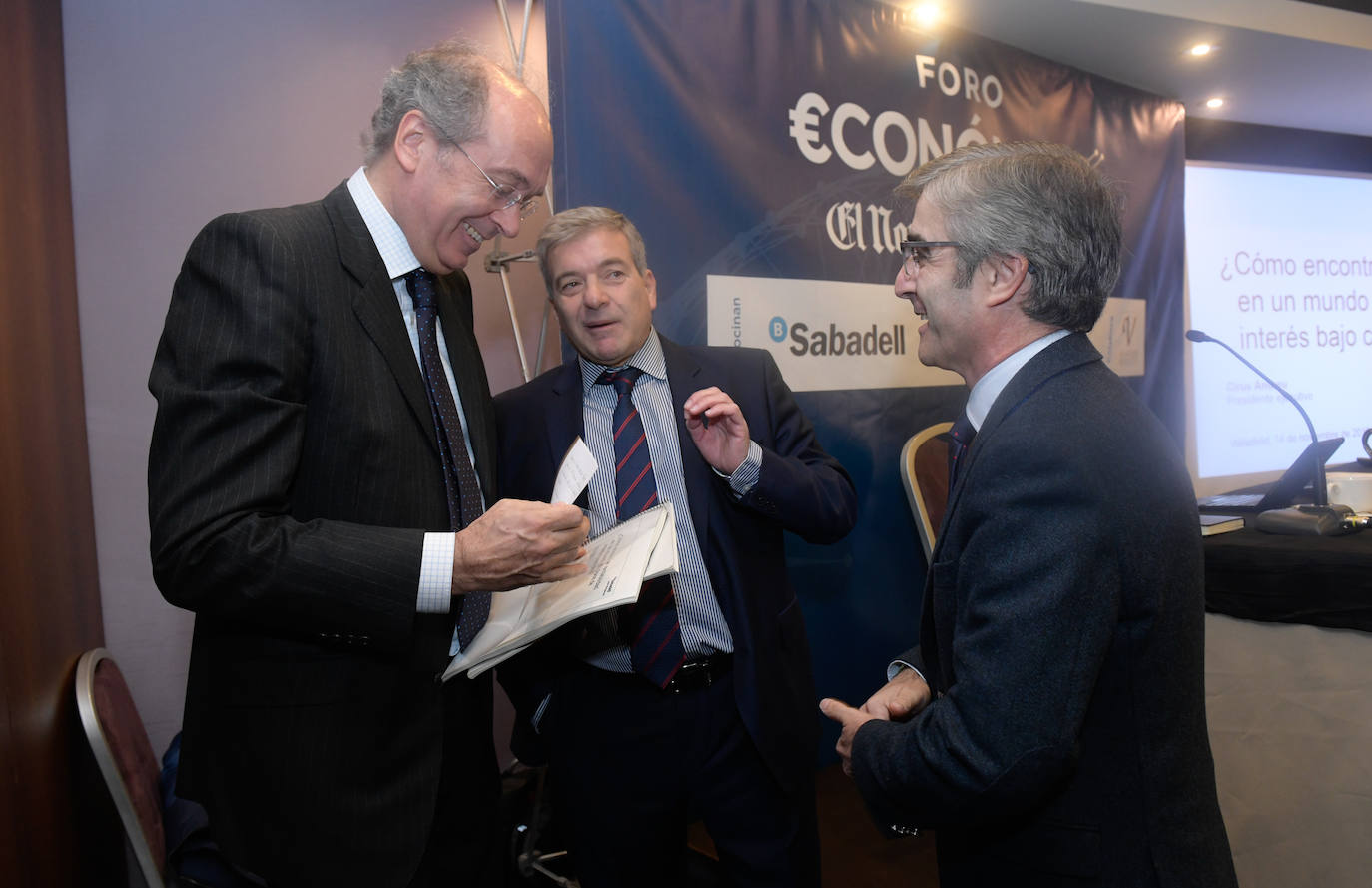 Cirus Andreu, el presidente ejecutivo de Sabadell Asset Management (gestión de activos), protagoniza este jueves el Foro Económico de El Norte de Castilla con la ponencia '¿Cómo encontrar rentabilidad en un mundo de tipos de interés bajo cero?' en el Vincci Frontaura de Valladolid