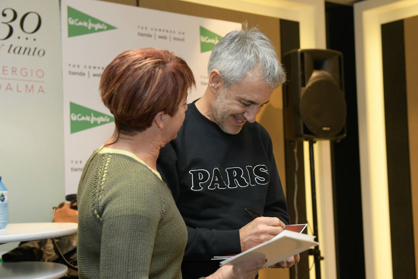 Firma de discos de Sergio Dalma en Valladolid.