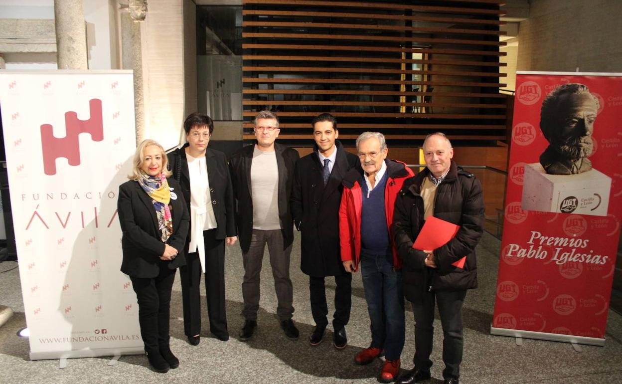José Luis Prada y los Amigos del Pueblo Saharaui reciben las distinciones regionales Pablo Iglesias de UGT Ávila