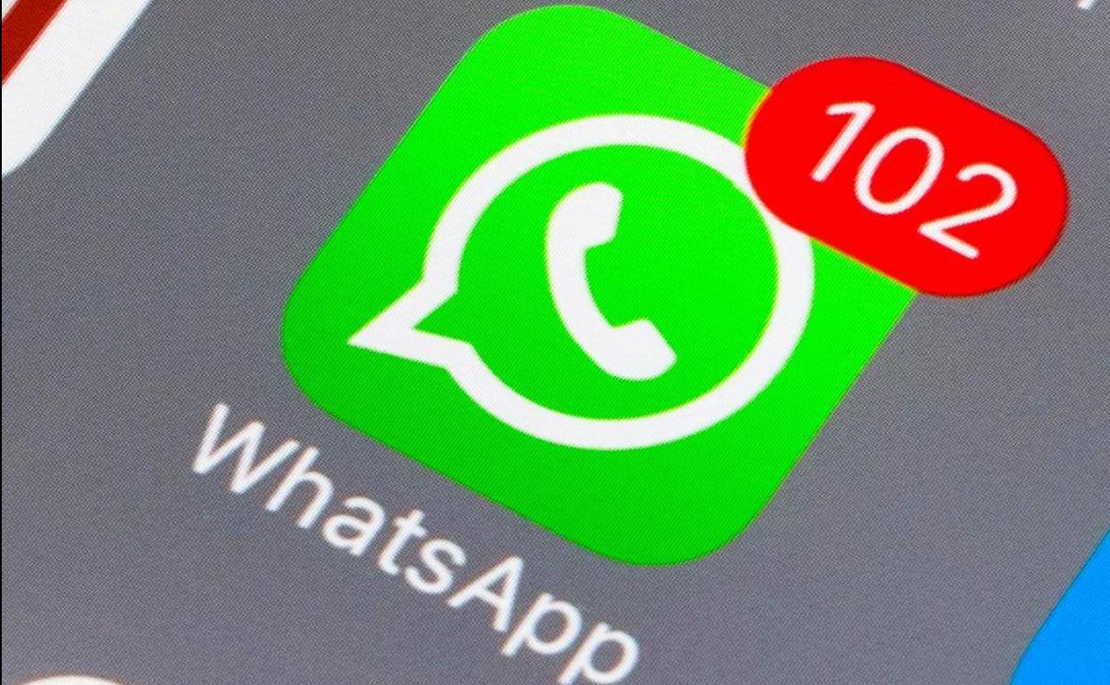 Aplicación de WhatsApp. 