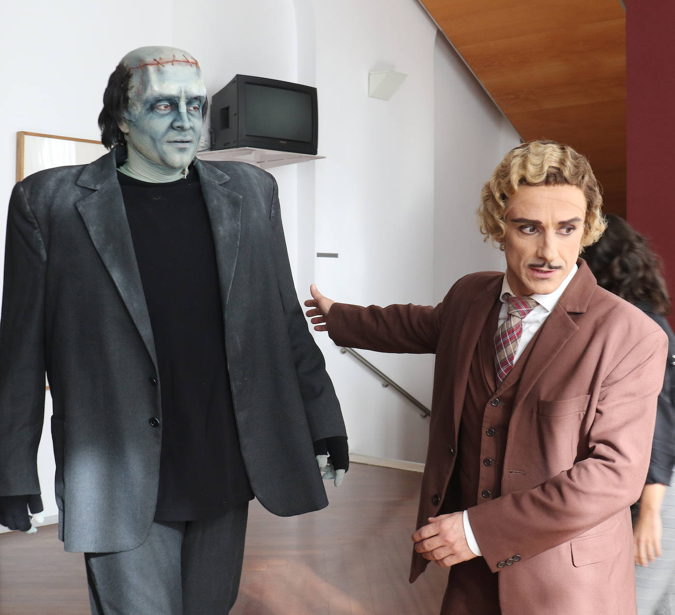 Presentación en el Teatro Calderón del Musical 'El jovencito Frakenstein'. 