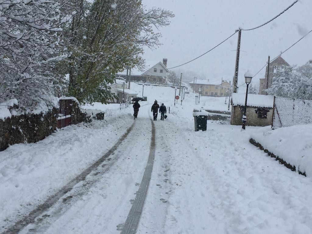 Nieve en la Montaña Palentina.