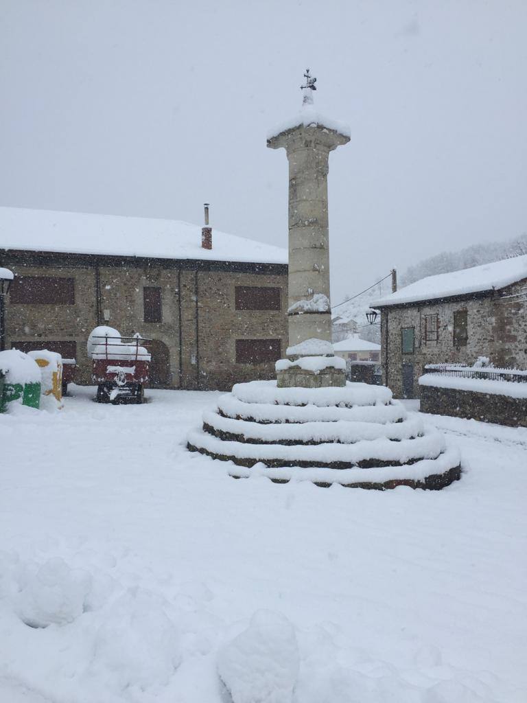 Nieve en la Montaña Palentina.