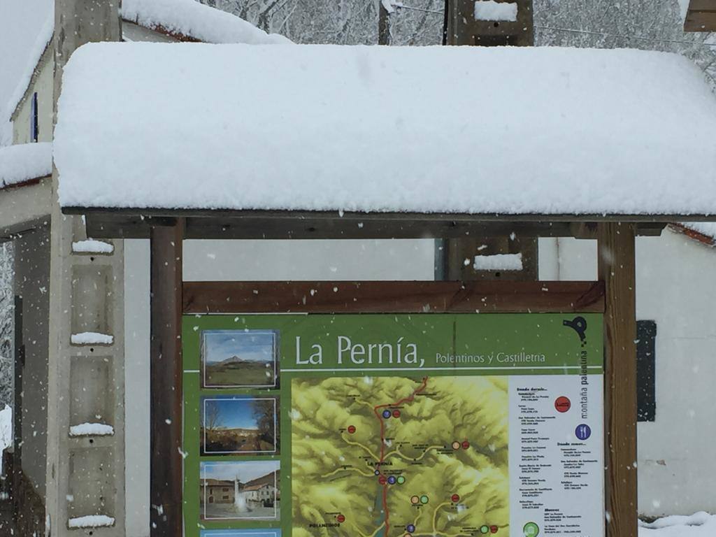 Nieve en la Montaña Palentina.